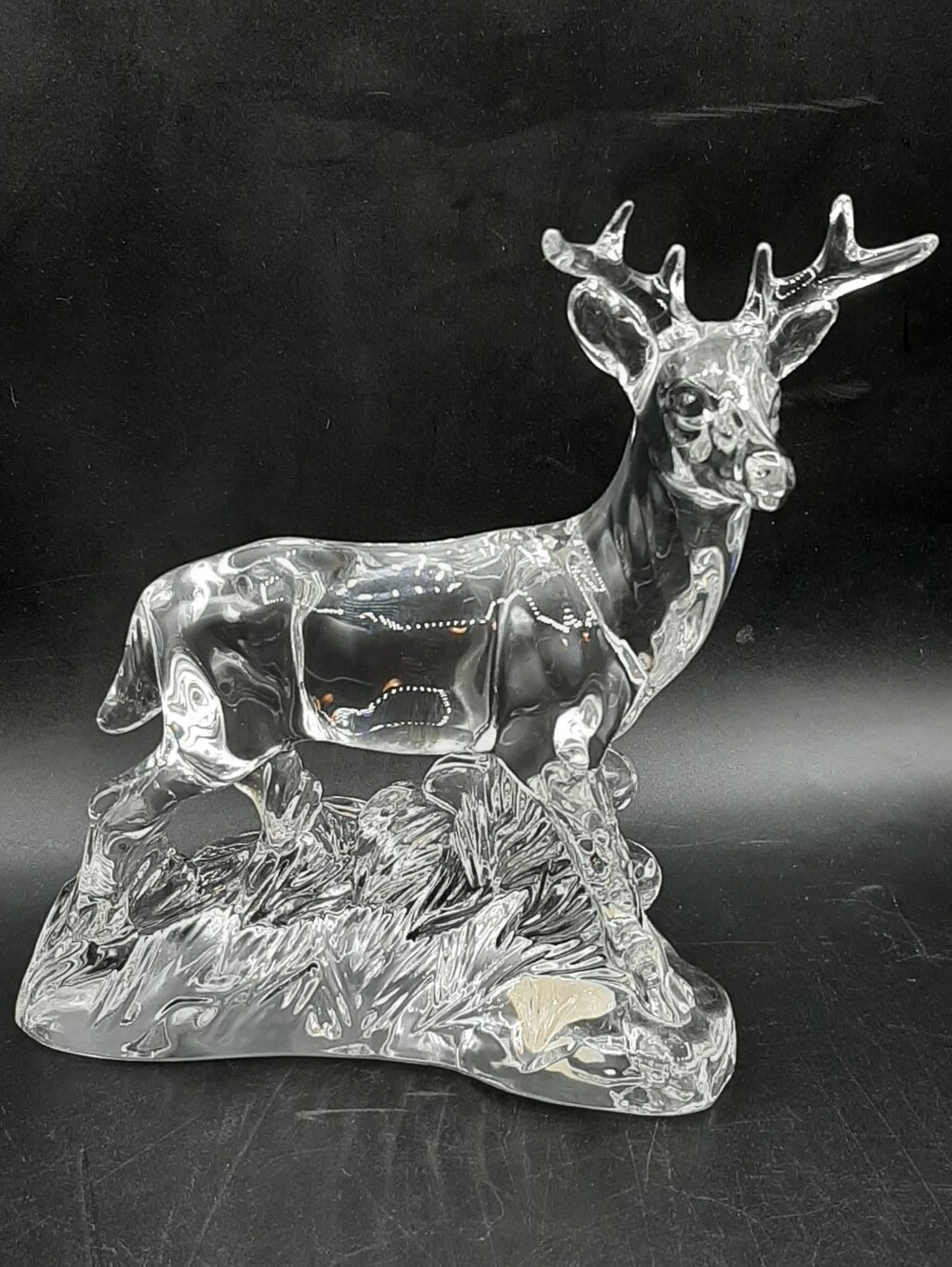 VTG Princess House Wonders Of The Wild Germany Crystal Glass Deer Figurine